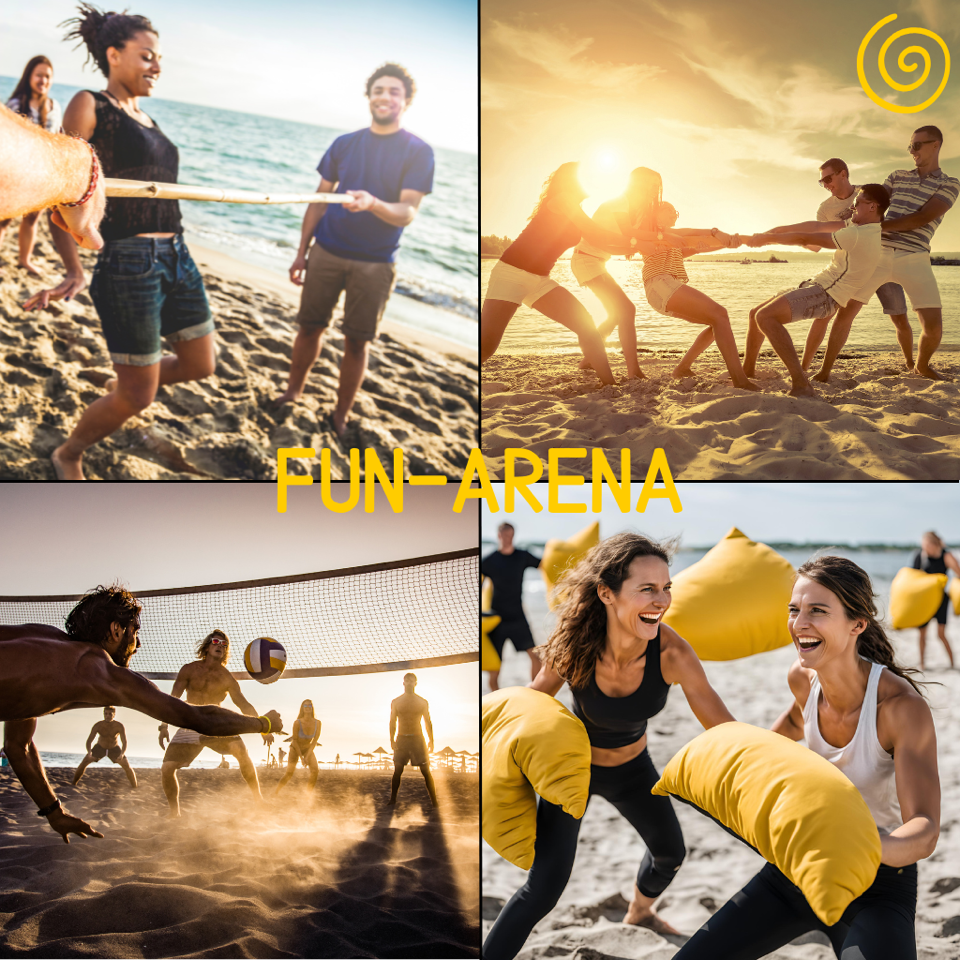 Die Fun-Arena: Wo Lachen, Spielen und Gemeinschaft verschmelzen